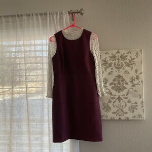 Loft Outlet Eggplant Dress